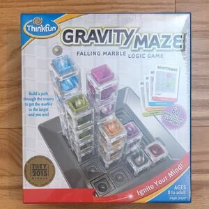 ThinkFun Gravity Maze Falling Marble Logic Game Ages 8+ NWT